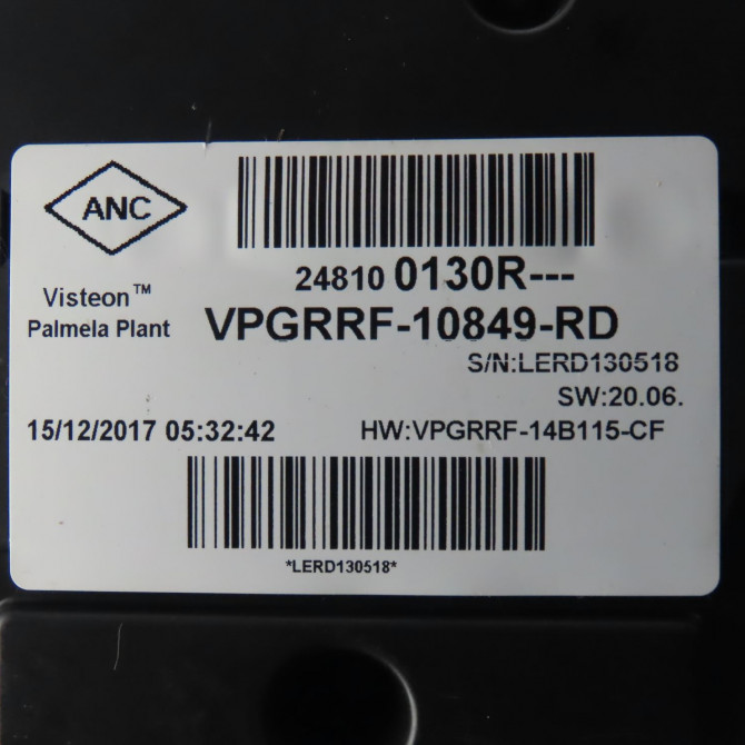 Bloc compteurs occasion  Renault CAPTUR I (J5_, H5_) 1.5 dci 90 (2013) 5 portes   248100130R  7