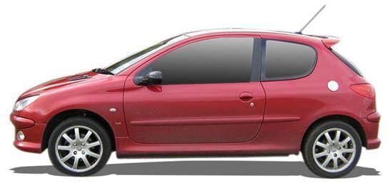 Peugeot 206 3/5 portes (2A/C) 2.0 s16 (1999-2007)