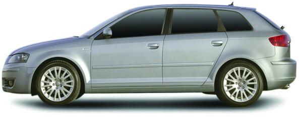 Audi A3 Sportback (8PA) 3.2 v6 quattro (2004-2009)